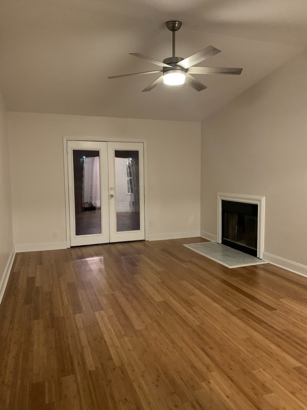 Great room with fireplace