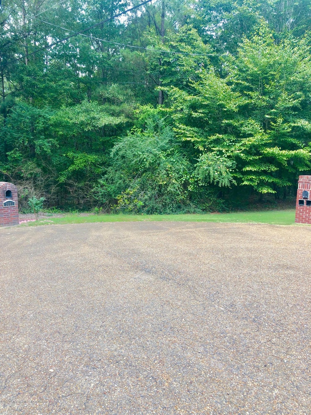 entrance to lot