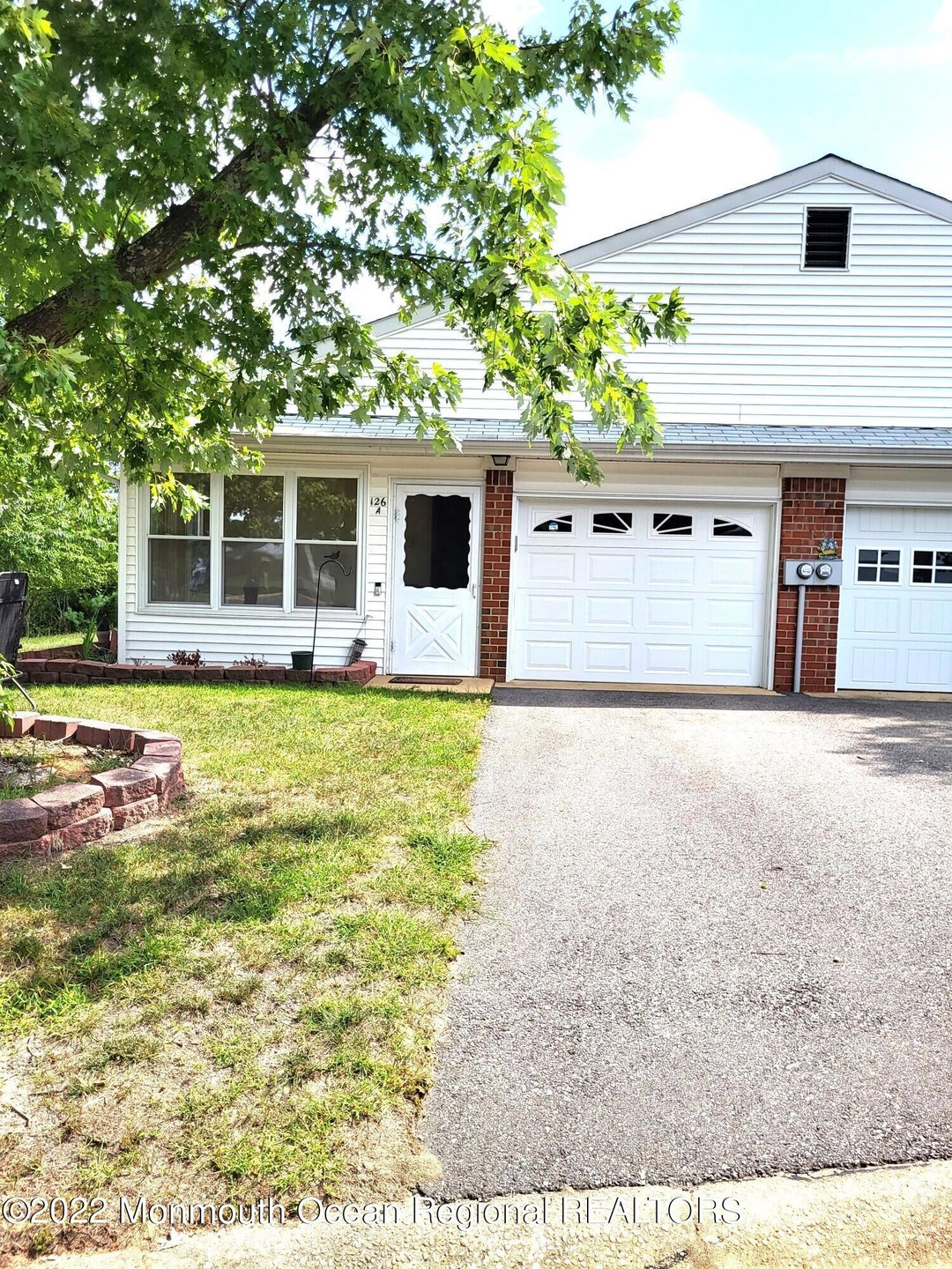 Front view of house