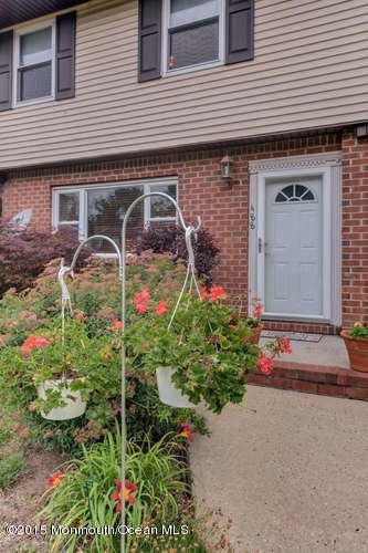 Landscaped entry welcomes you in.
