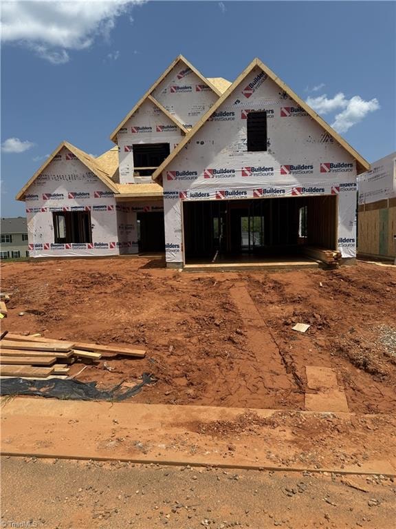 Home under construction.