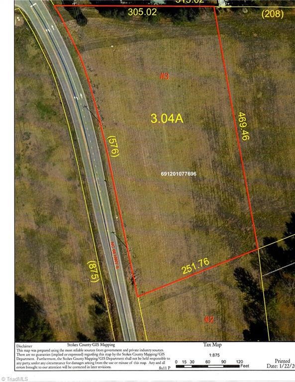 3.04 +/- acre tract lays beautifully!  Cleared and a great opportunity to build single residence or potential subdivided lots!  Public water available.