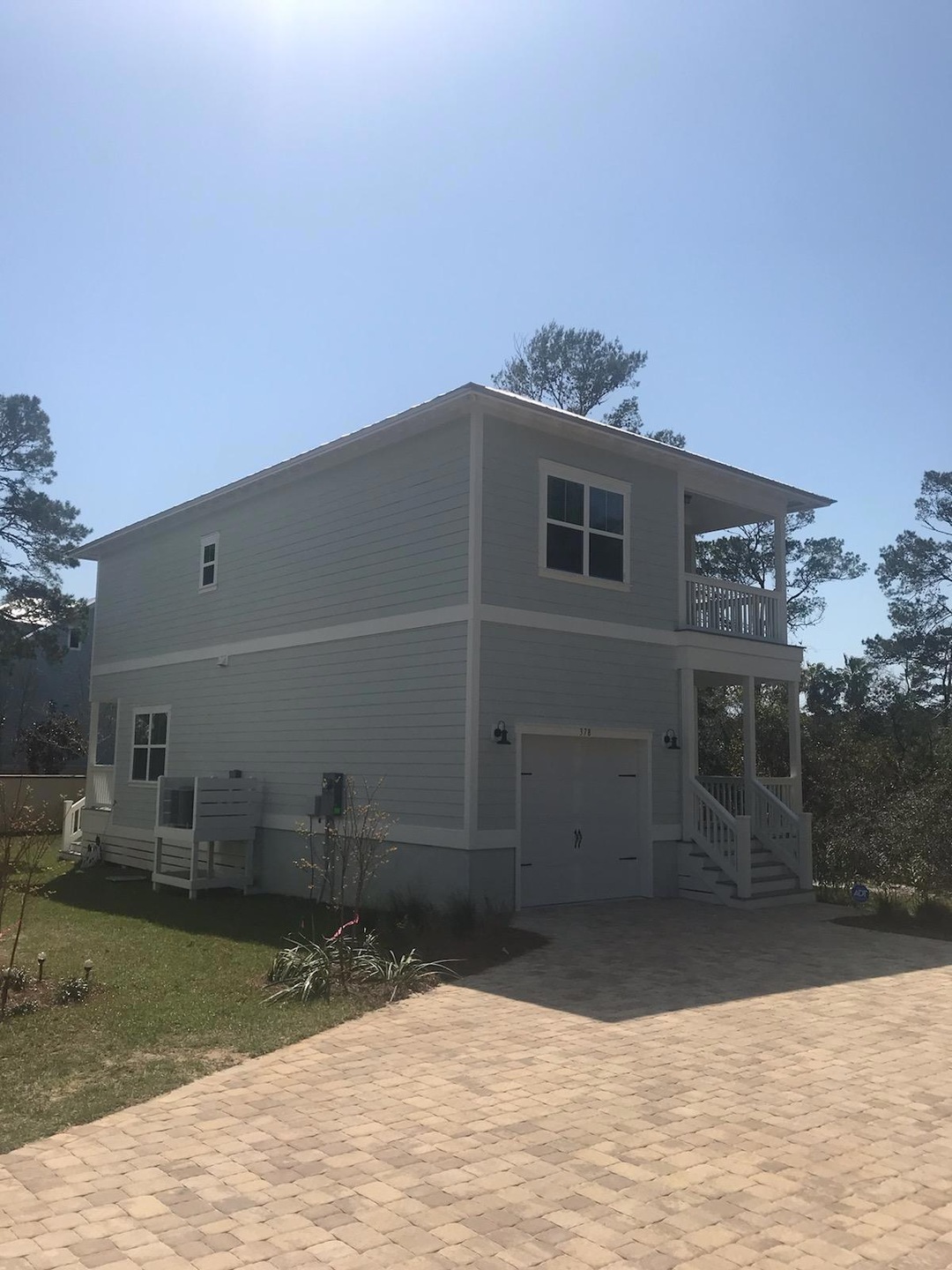 Front and Side View of Home