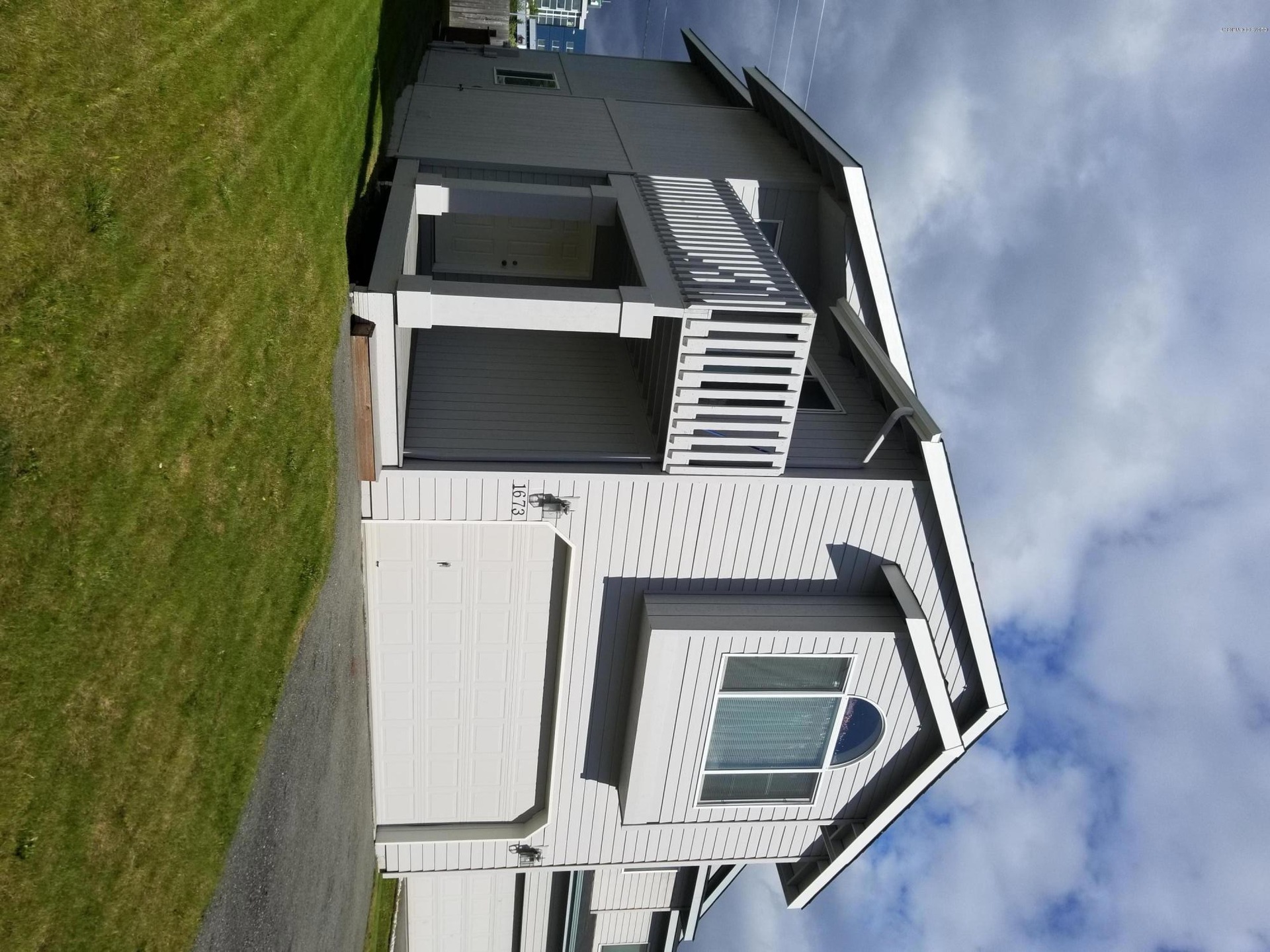 front of the house