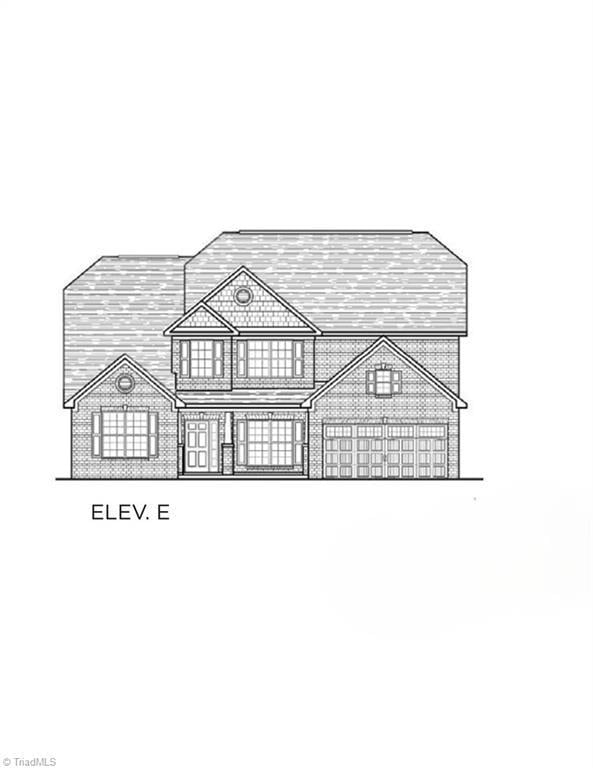 Rendering of home under construction.
