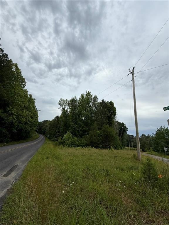 View of asphalt street