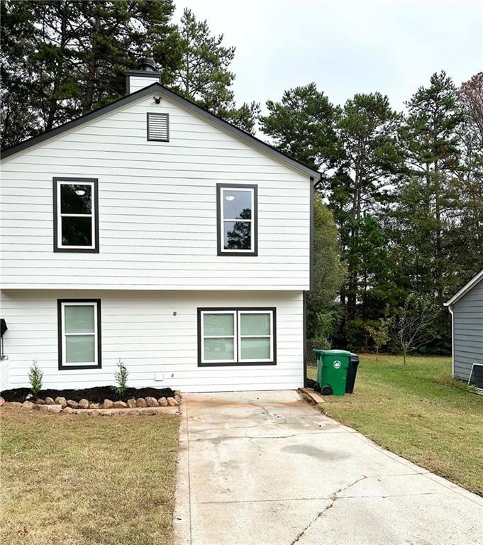 View of rear view of house