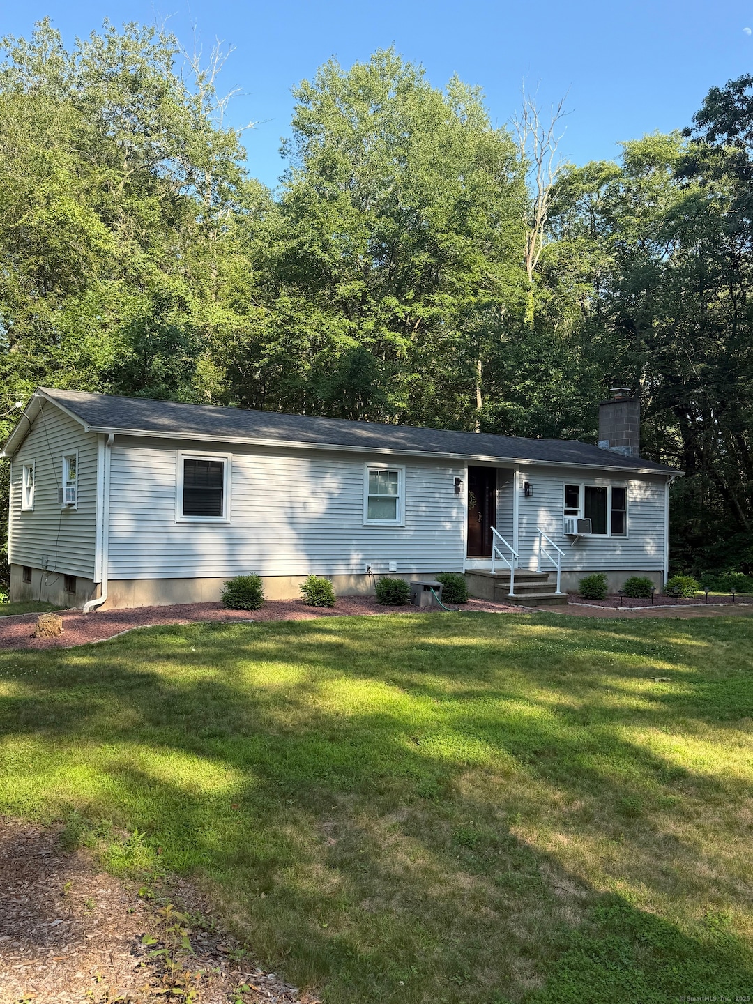 Brand new vinyl siding enhances the home and adds Tyvek sheathing.