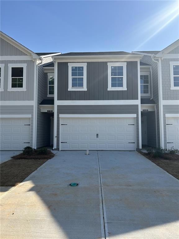 Multi unit property with board and batten siding, 