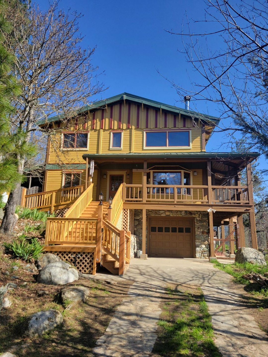 Front of House Blue Sky