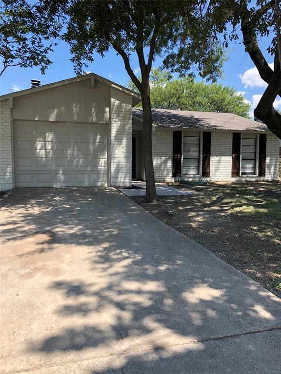 Front entry single car garage