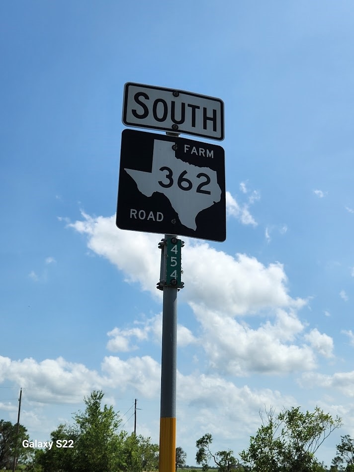 Lot is accross from Sign Pole number 454