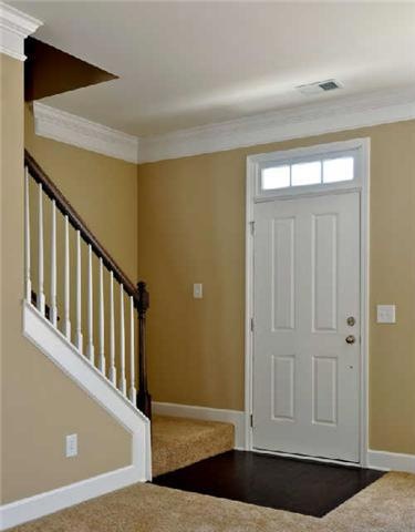 Hardwood entrance Exact floor plan model home