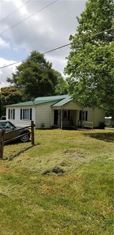 View of front of the home from the yard