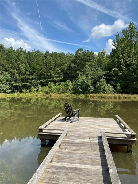 View of West Side of Property Across Lake
