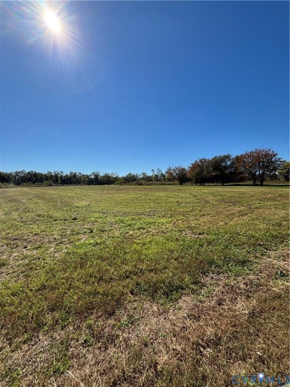 View of undeveloped land with rural landscape