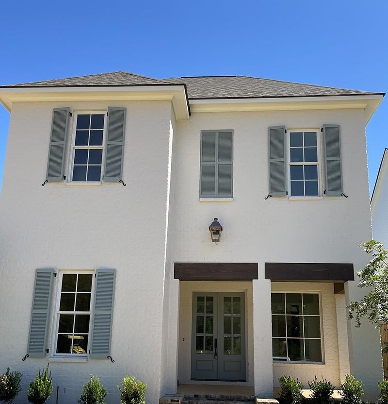 View of front facade.