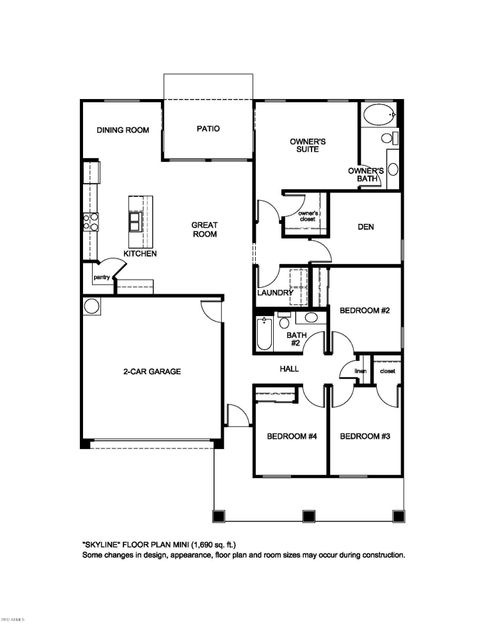 1690 Floor Plan Mini