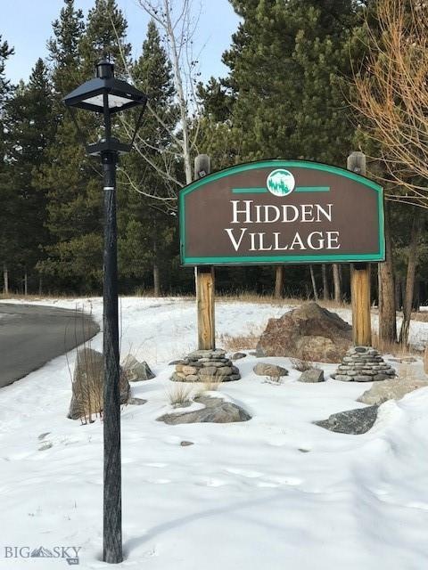 Entrance to Hidden Village Condominiums