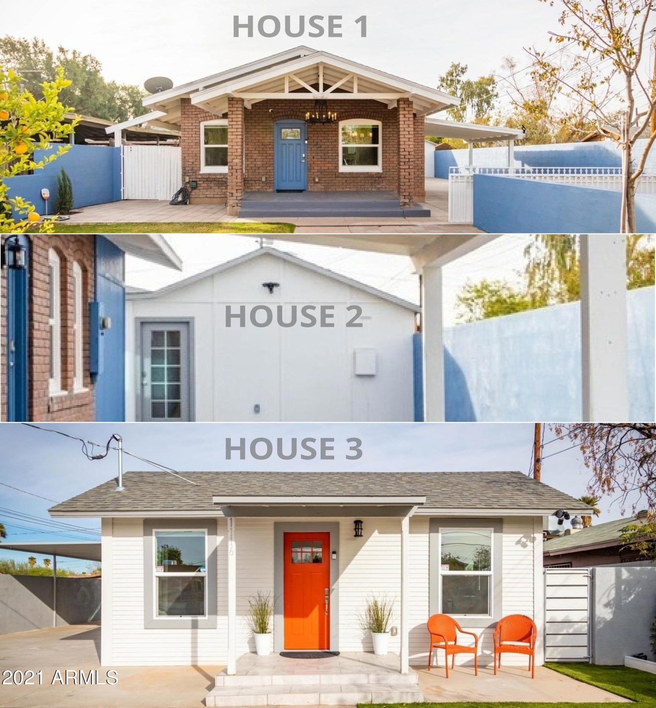 3 Homes in One Lot