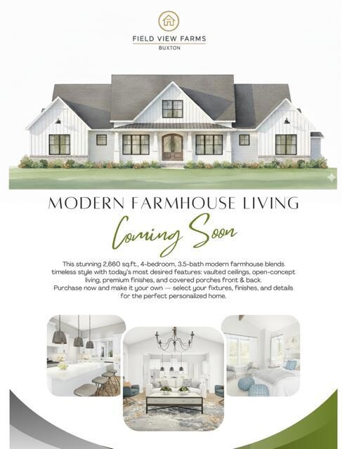 modern farmhouse luxury flyer