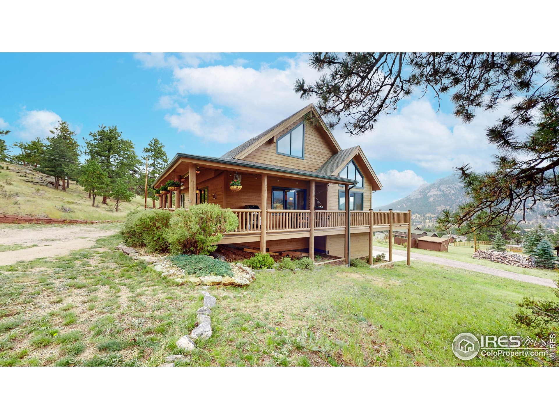 Enjoy watching the wildlife from your covered front deck.