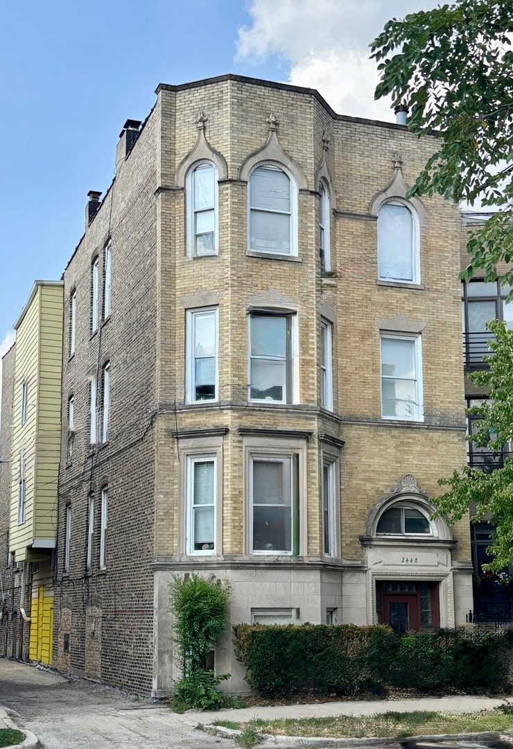 Solid brick building