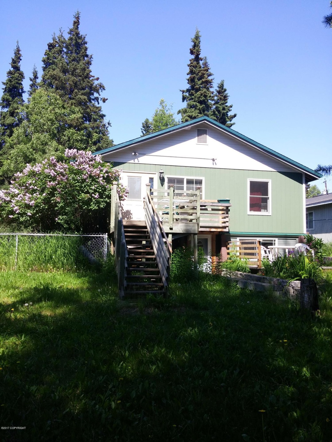 Exterior back of house