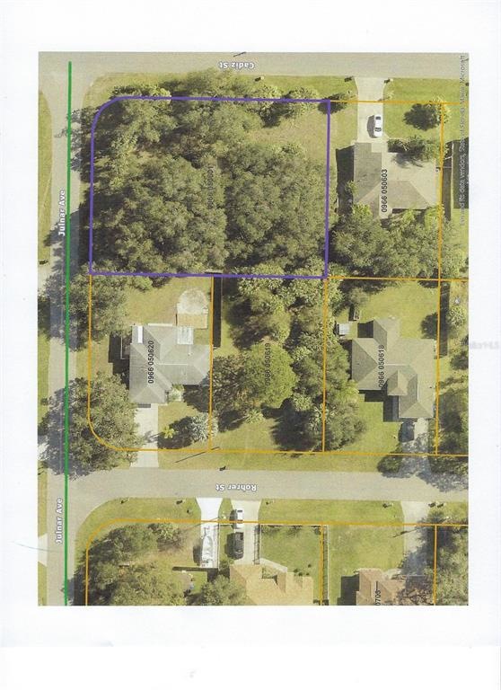 Lot framed in purple