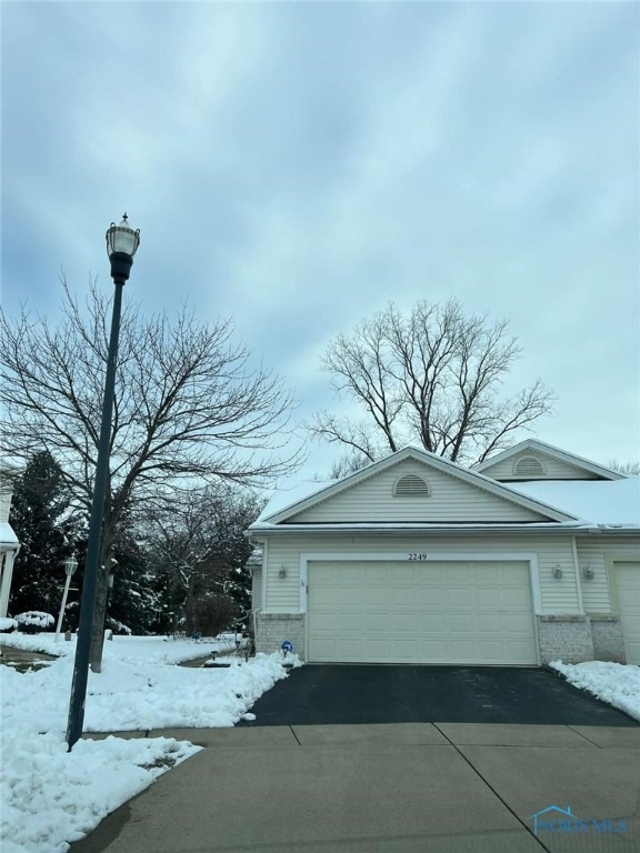driveway front facing
