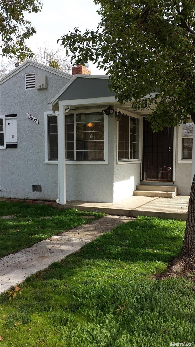 front of the house