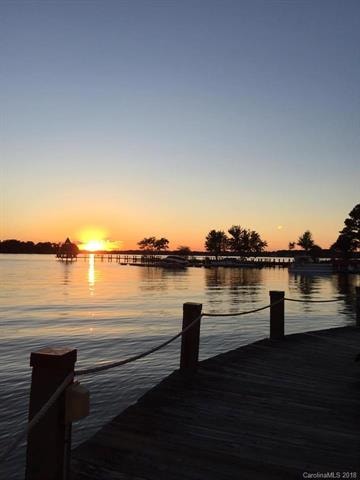 Community boardwalk that has large water view