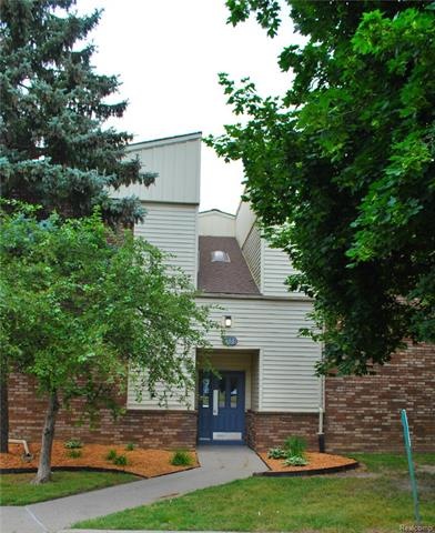 Western entrance, directly across from the unit's 