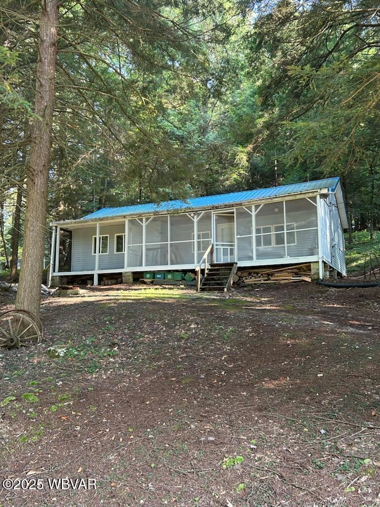 front of cabin