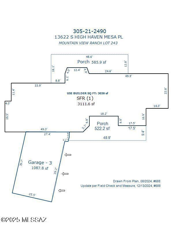 13622 South High Haven Mesa- Plan