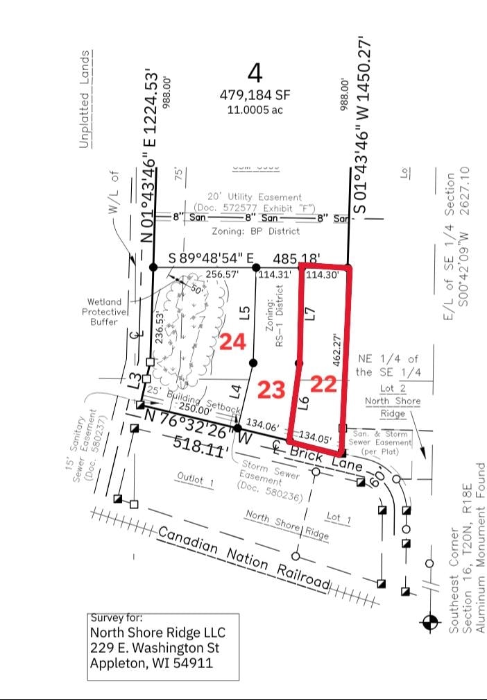 0 Brick Ln unit 50302757, Menasha, WI 54952 - photo 1