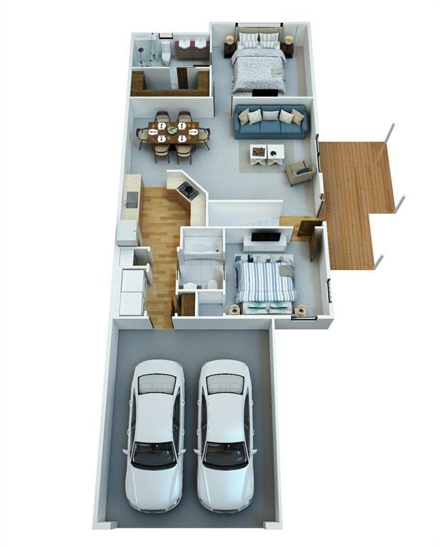 *Photo of layout is a standard floor plan; actual 