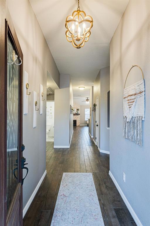 Beautiful entry with updated fixtures