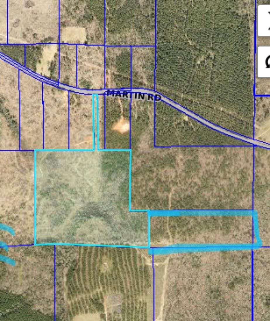 Map / location with property boundaries highlighted