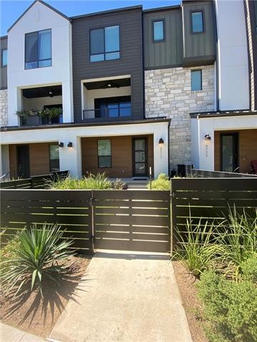 Private fenced in yard is maintained by HOA and ta