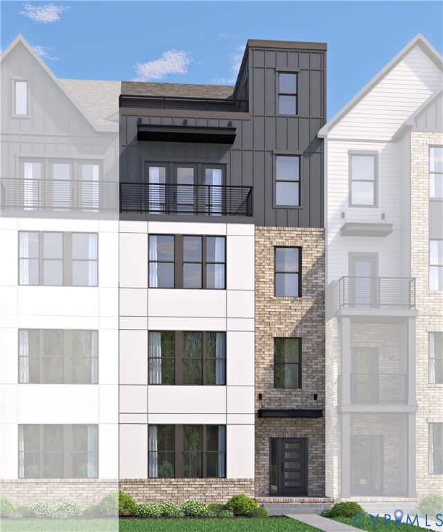 The Foster! Townhome is under construction. Photos are from builder's library and shown as an example only (colors, features and options will vary).