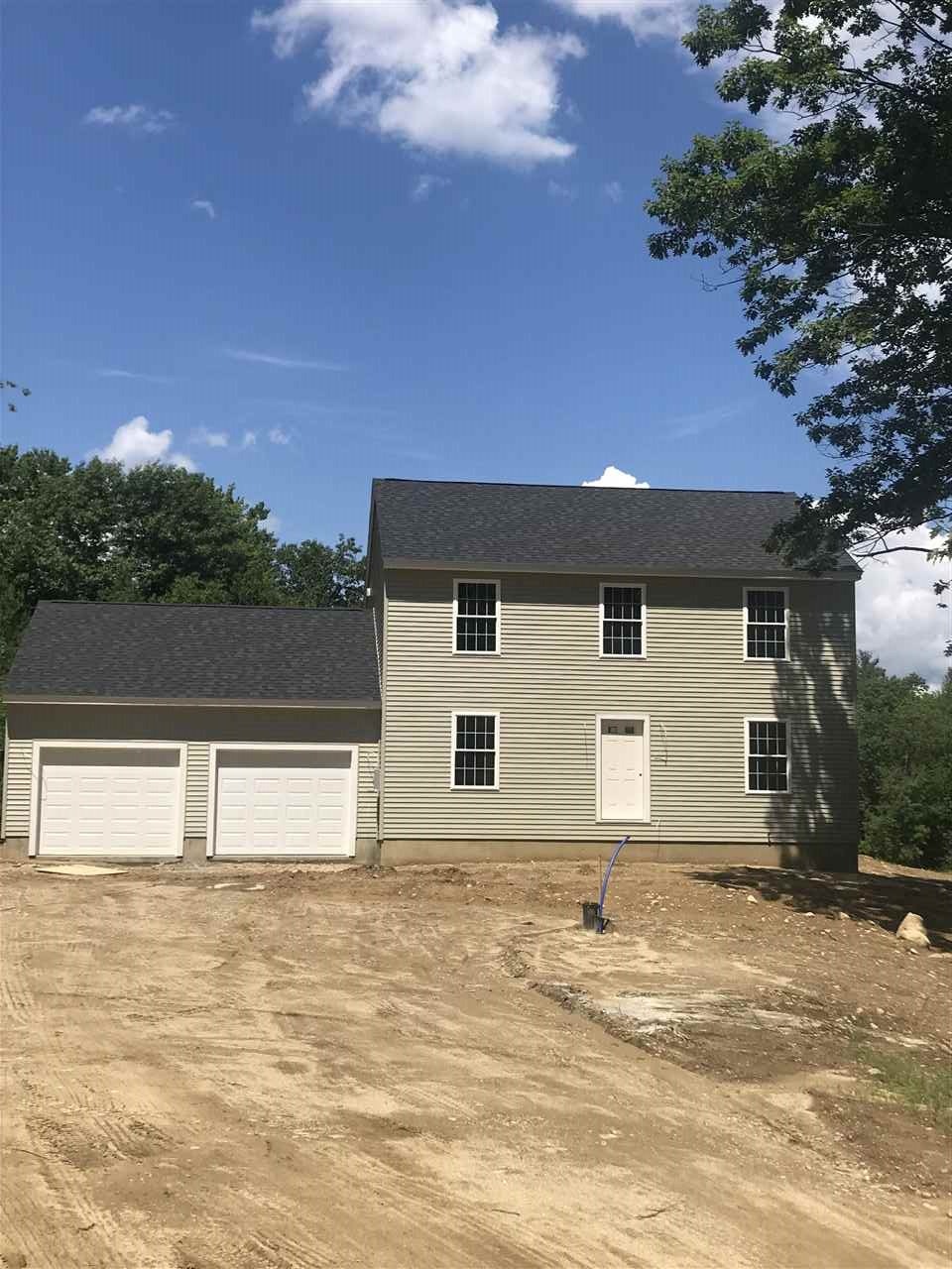 looking down the driveway
