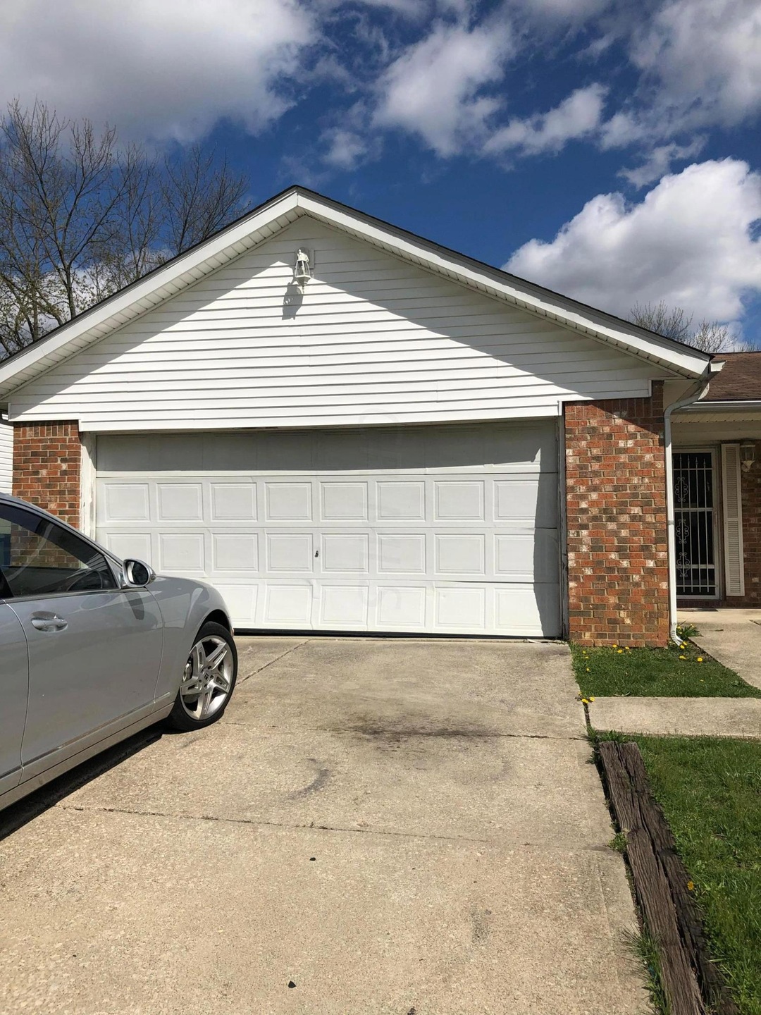 front of the house