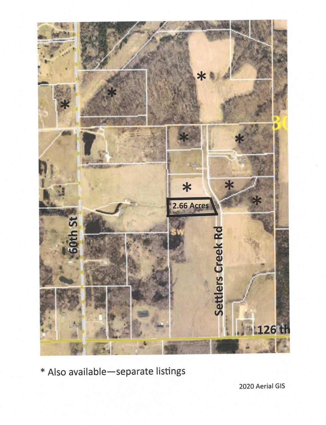 2660 Settlers Creek 2.66 Acres Aerial Pl