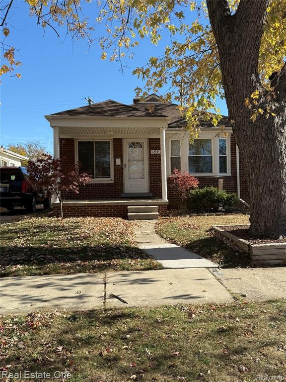 Brick Ranch with covered porch