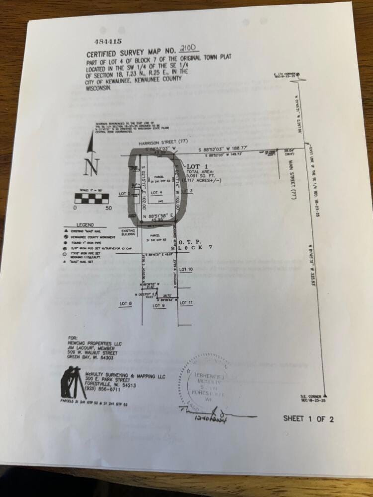 kewaunee survey