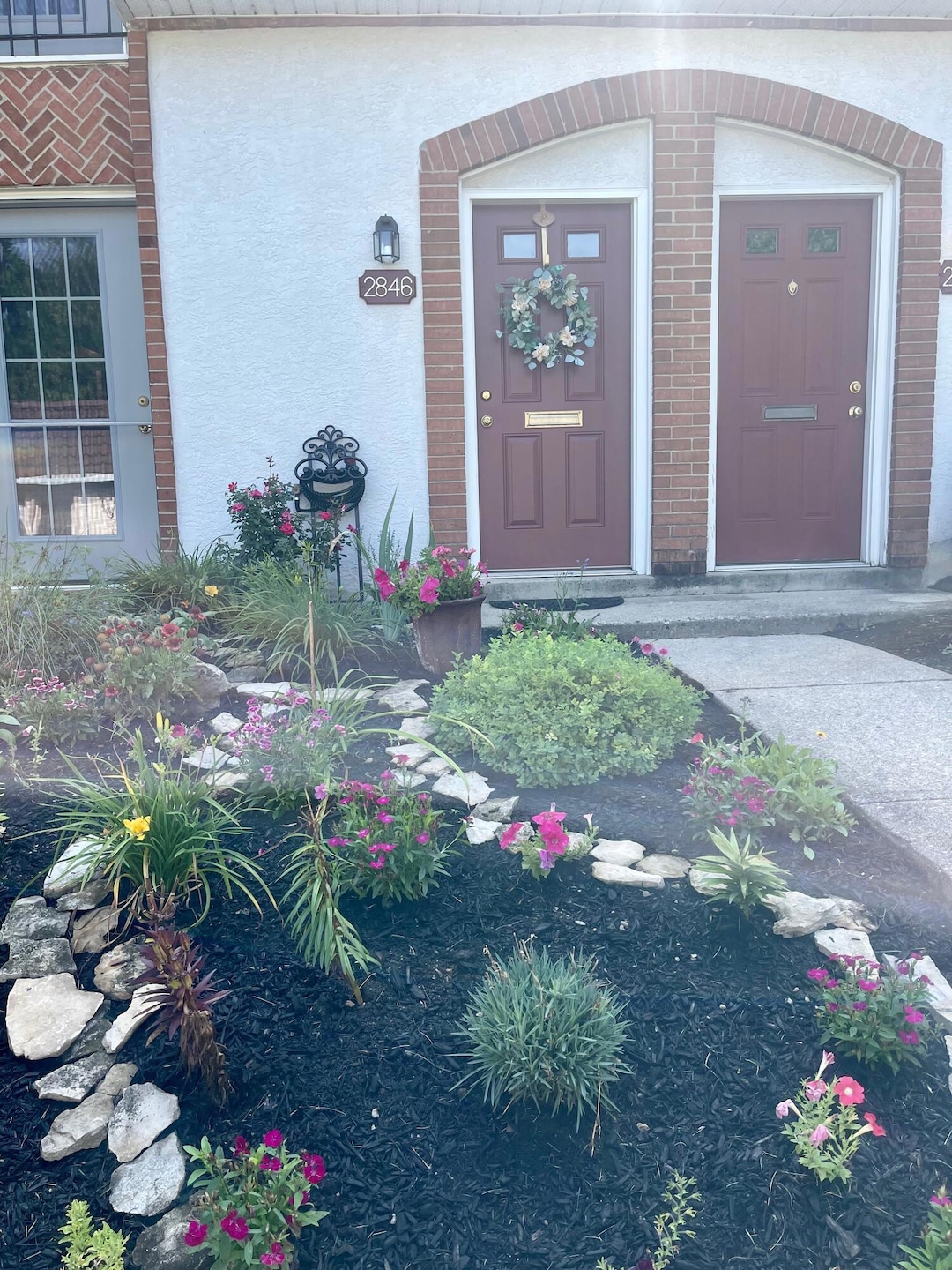 Front of condo