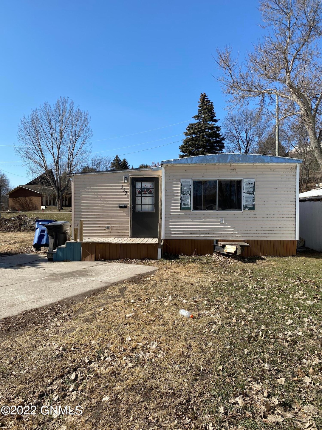 Front of Mobile Home