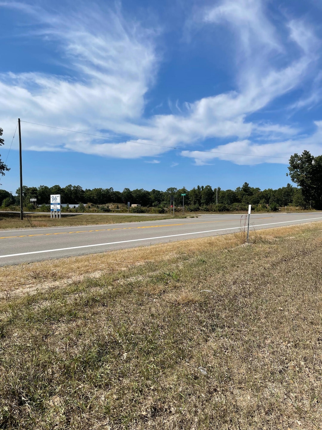 Corner of M-55 and East Lake Rd