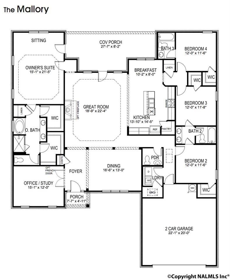 This beautiful Mallory floorplan is projected to be move in ready by 9/20/16.  3 Car garage, 4 Bedrooms, 3 1/2 baths.  Come see our best selling Mallory plan!